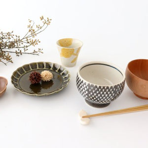 ORIME Small Bowl White-spotted Brown | Hasami Ware