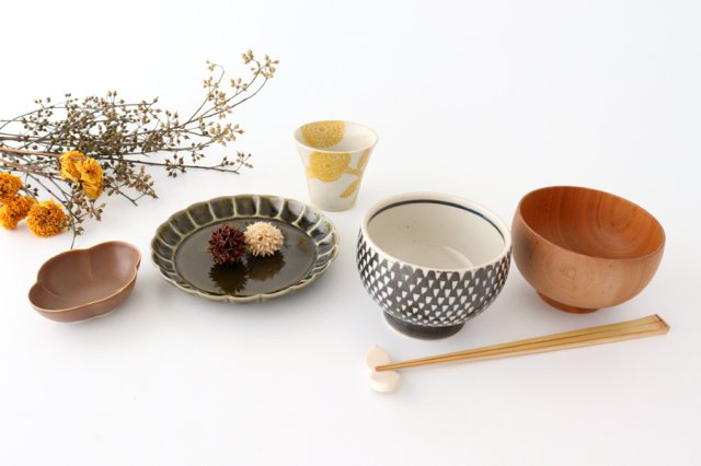 ORIME Small Bowl White-spotted Brown | Hasami Ware