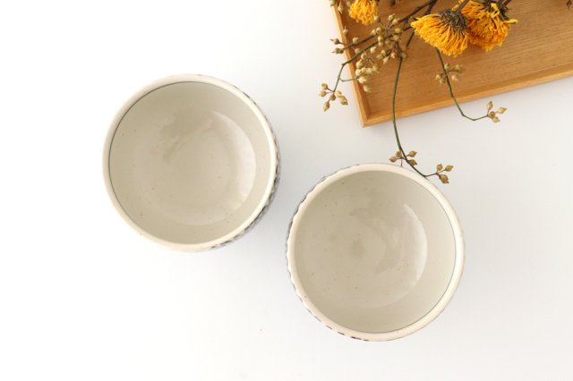 ORIME Small Bowl White-spotted Brown | Hasami Ware