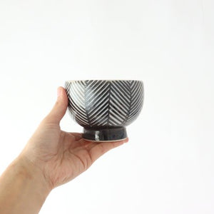 ORIME Small Bowl Herringbone Brown | Hasami Ware