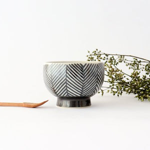 ORIME Small Bowl Herringbone Brown | Hasami Ware