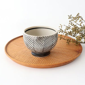 ORIME Small Bowl Herringbone Brown | Hasami Ware