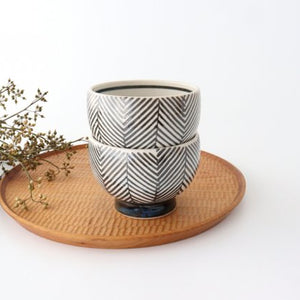 ORIME Small Bowl Herringbone Brown | Hasami Ware