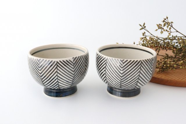 ORIME Small Bowl Herringbone Brown | Hasami Ware