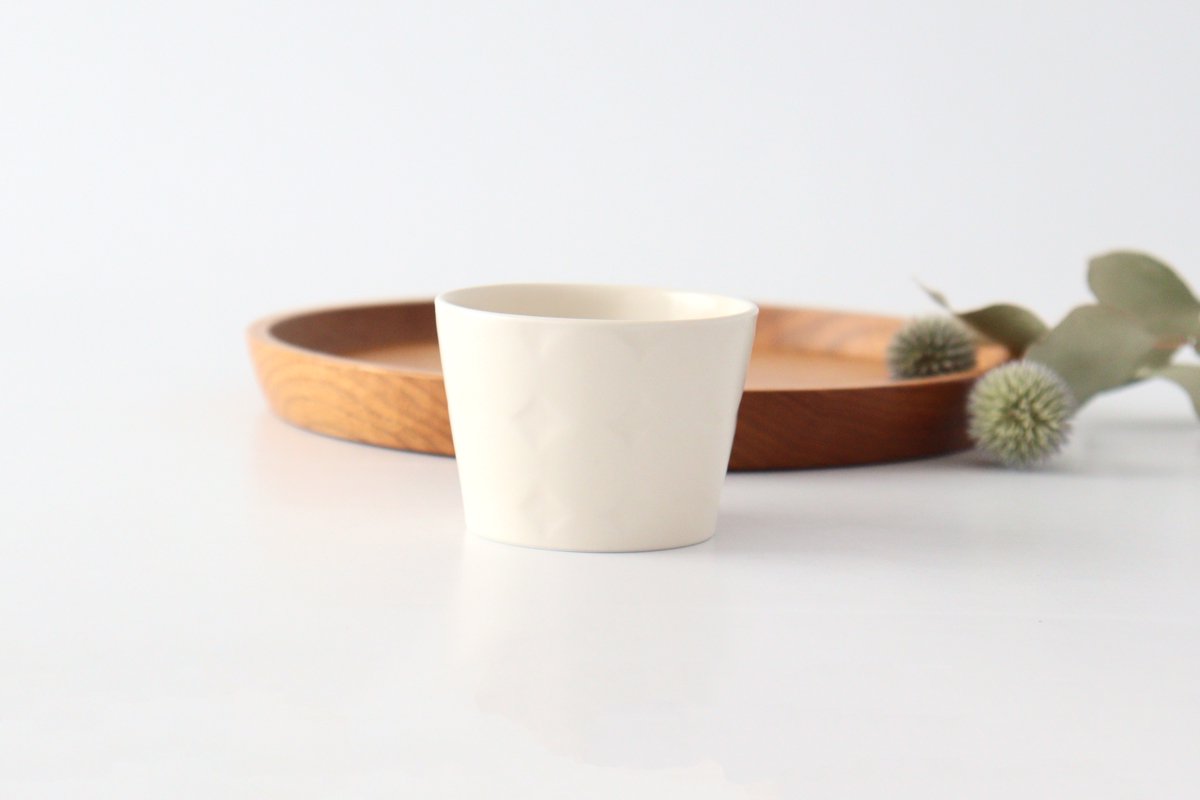 Free Cup Vanilla Porcelain Rondo Hasami Ware