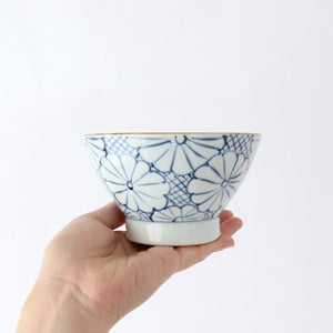 Bowl Blue Chrysanthemum Pattern M | Serving Bowl Arita Ware