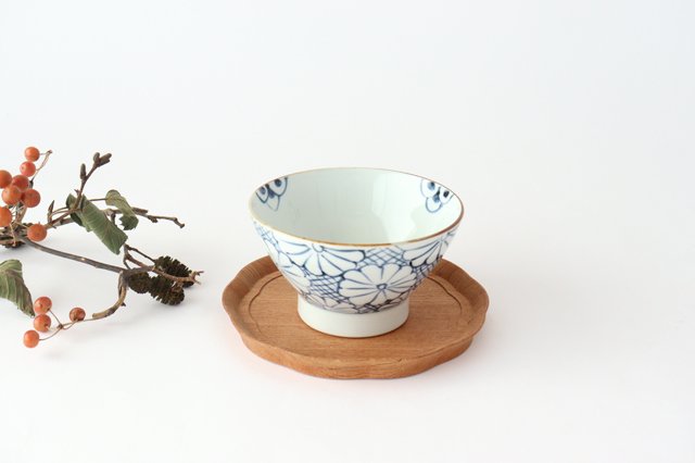 Bowl Blue Chrysanthemum Pattern M | Serving Bowl Arita Ware