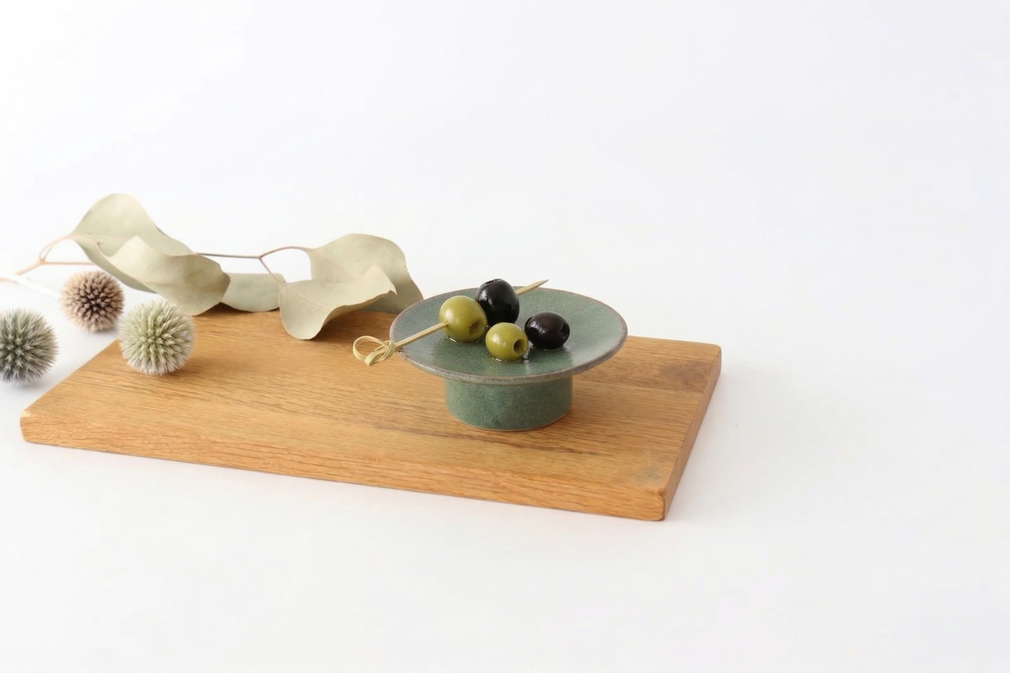 kei Small Compote Green 7.5cm/5.9in | Mino Ware