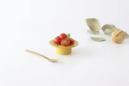 kei Small Compote Mustard 7.5cm/5.9in | Mino Ware