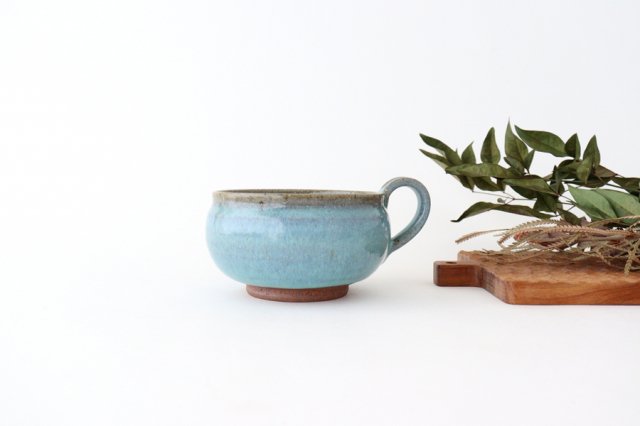 Soup Cup Blue&Gray | Mino Ware