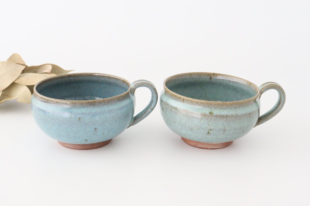 Soup Cup Blue&Gray | Mino Ware