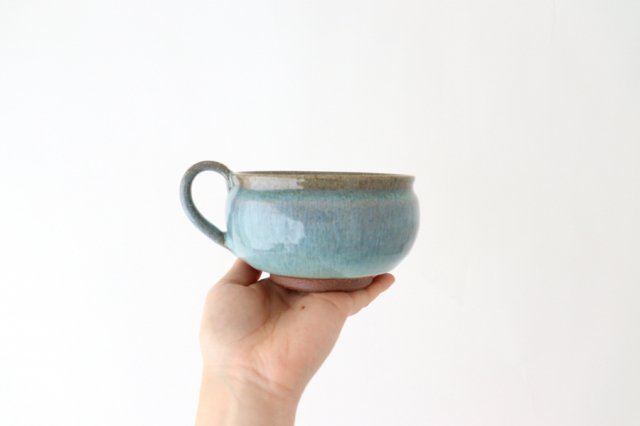 Soup Cup Blue&Gray | Mino Ware