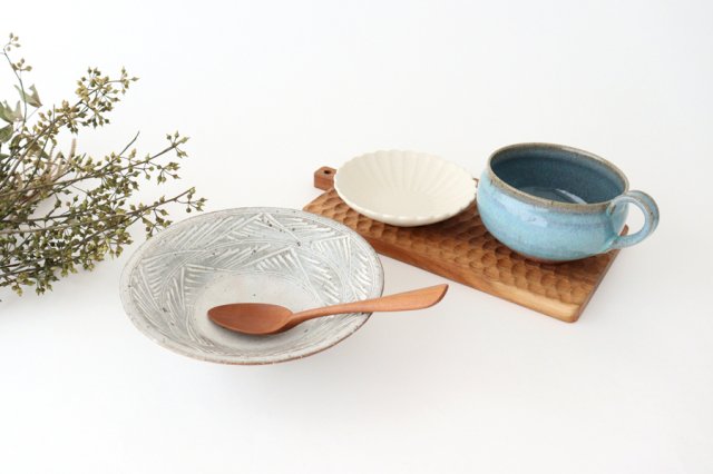 Soup Cup Blue&Gray | Mino Ware