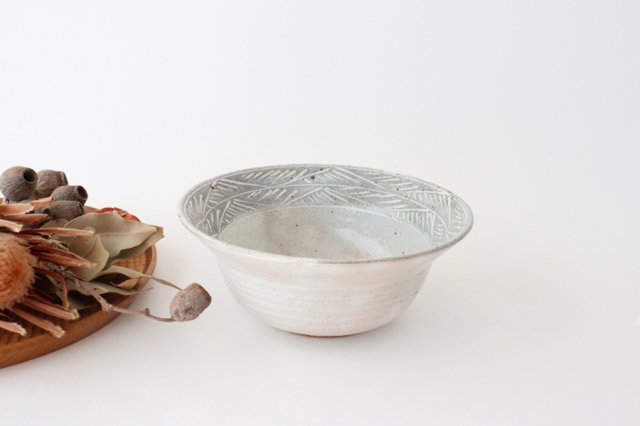 Stepped 18cm/7.1in pot Suna Karatsu Mishima pottery Mino ware