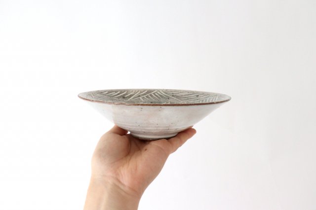 16.5cm/5.9in Pot Suna Karatsu Mishima Pottery Mino Ware