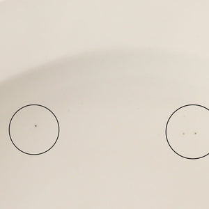 [Mizuki x Uchiru collaboration] 21cm rim deep plate white porcelain Hasami ware