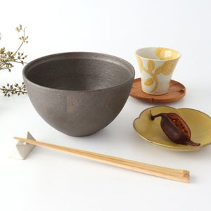 Deep Donburi Bowl Gold | Shigaraki Ware