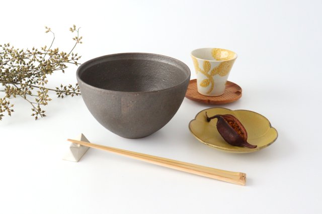 Deep Donburi Bowl Gold | Shigaraki Ware