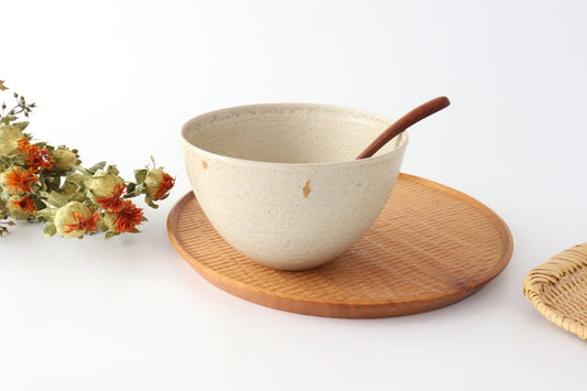 Bowl, deep type, Kiseto pottery, Shigaraki ware