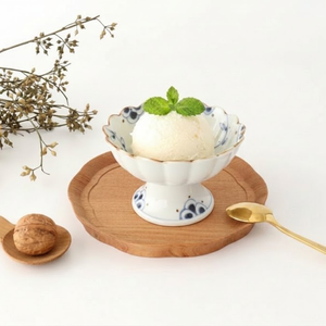 Dessert Cup Vine Blue Arabesque | Compote Arita Ware