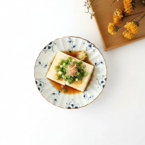 Round Plate Blue Arabesque | Arita Ware