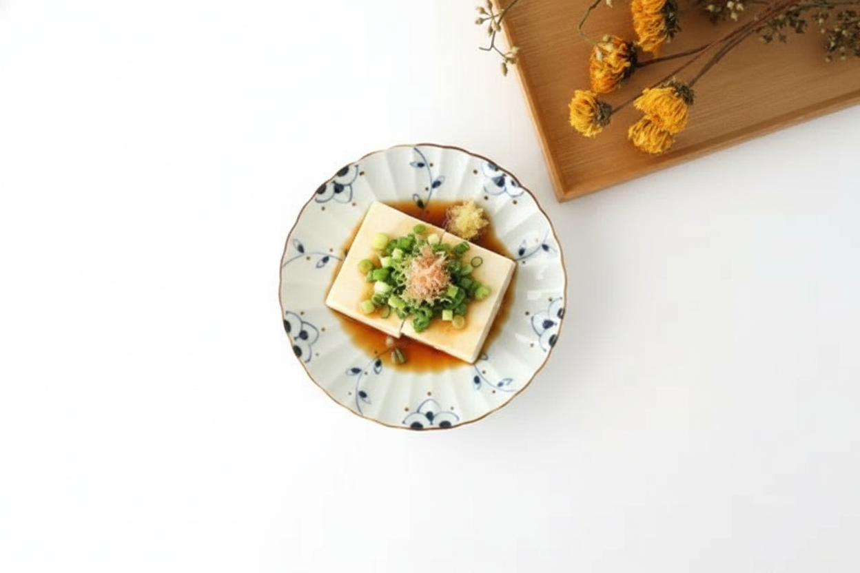 Round Plate Blue Arabesque | Arita Ware