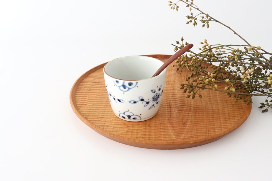 Soba Choko Vine Blue Arabesque | Free Cup Arita Ware