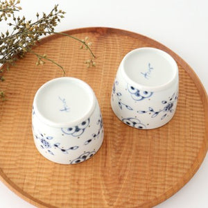 Soba Choko Vine Blue Arabesque | Free Cup Arita Ware