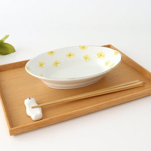 Oval bowl porcelain hana Arita ware