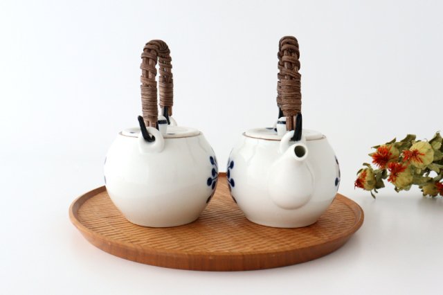 Yoshida Ware Japanese Teapot Flower-dot | Kyusu