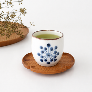 Yoshida Ware Japanese Cup Flower-dot | Yunomi Arita Ware