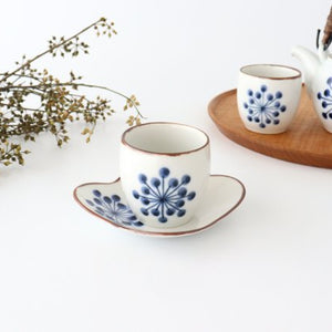 Cup Hanaten pattern porcelain Yoshida ware