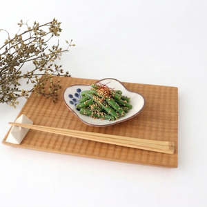Yoshida Ware Small Plate Flower-dot