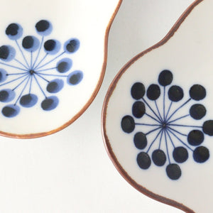 Plate Hanaten pattern Porcelain Yoshida ware