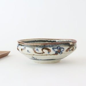 Minami Kiln Square Bowl Rust-Annan | Serving Bowl Mino Ware