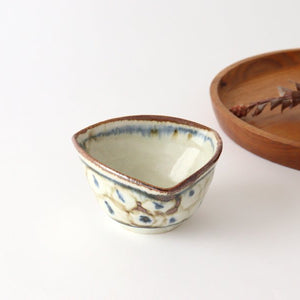 Minami Kiln Small Triangular Bowl Rust-Annan | Kobachi Mino Ware