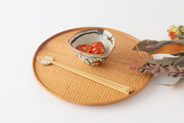 Minami Kiln Small Triangular Bowl Rust-Annan | Kobachi Mino Ware