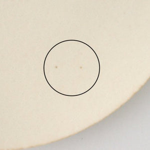Plate 18cm Rene White Porcelain Mino Ware