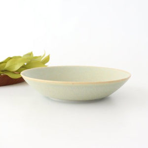 Bowl M Silver Green Porcelain Cuole Mino Ware