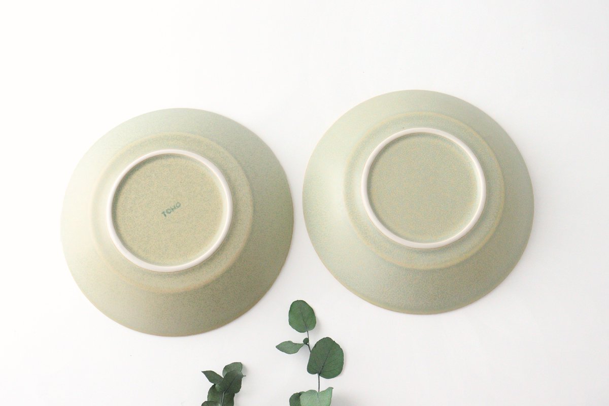 Bowl M Silver Green Porcelain Cuole Mino Ware