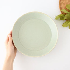 Cuole Round Bowl Silver Green L | Serving Bowl Mino Ware