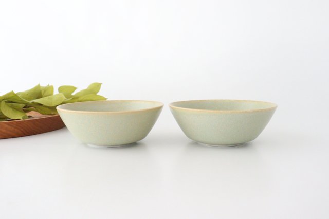 Cuole Small Bowl Silver Green | Kobachi Mino Ware