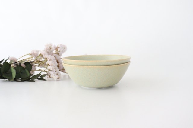 Cuole Small Bowl Silver Green | Kobachi Mino Ware