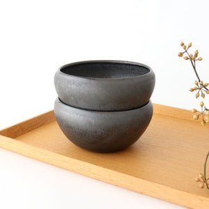 Small round bowl, oxidized glaze, pottery, Mino ware