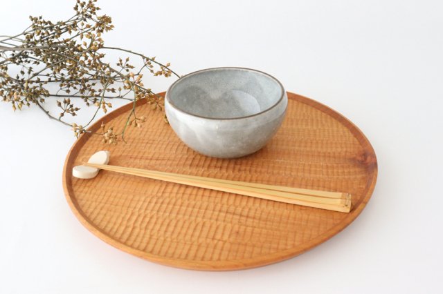 Small round bowl, glass glaze, pottery, Mino ware