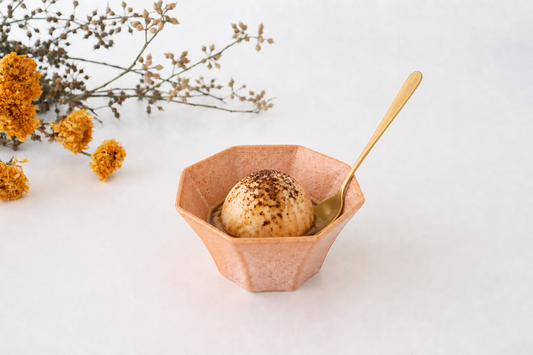 Octagonal Small Bowl Pink | Kobachi Mino Ware