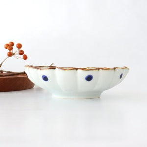 Flower-shaped Bowl Blue Flower Small | Kobachi Hasami Ware