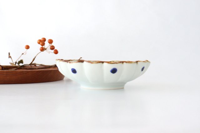 Flower-shaped Bowl Blue Flower Small | Kobachi Hasami Ware