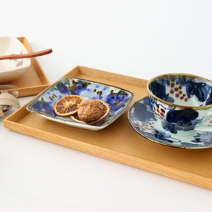 Flower-shaped Bowl Blue Flower Small | Kobachi Hasami Ware