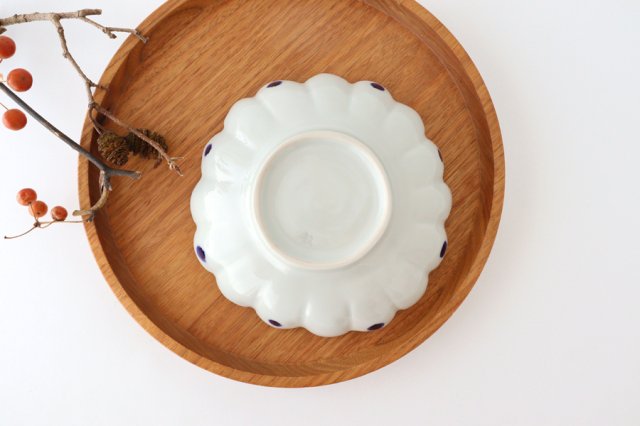 Flower-shaped Bowl Blue Flower Small | Kobachi Hasami Ware